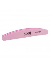 Баф для ногтей «Полумесяц» (цвет: розовый) 100/180 грит, Kodi
